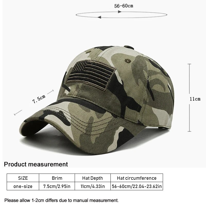 Flag Baseball Cap for Men Women Tactical Operator Military Plain Dad Hat Outdoor Snapback Hats Sun Caps Adjustable