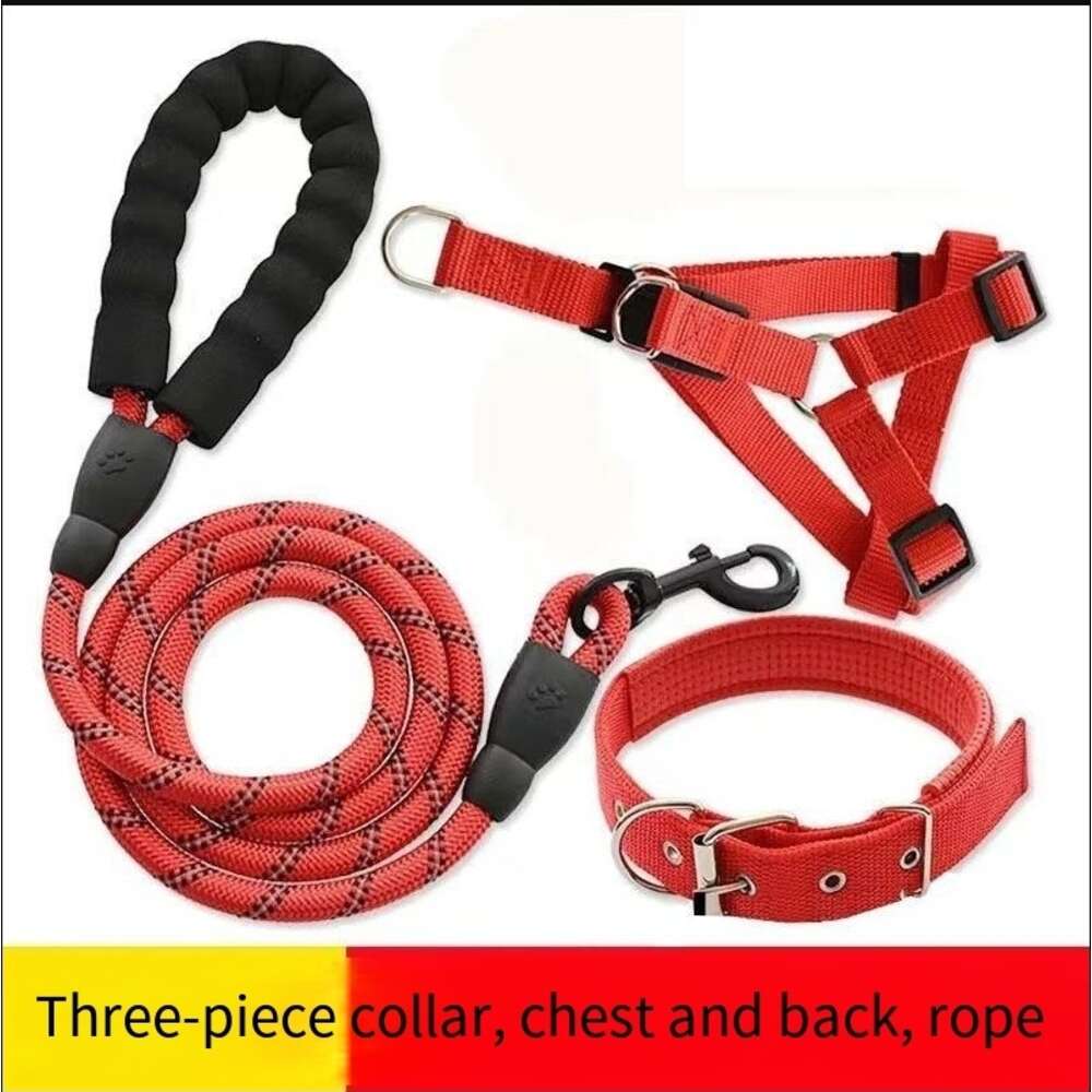 dog leash chest strap pet out walking collar collar sleeve adjustable dog chain outdoor use for large medium and small dogs