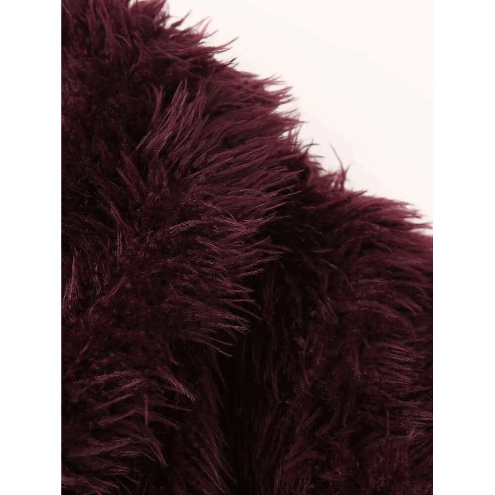 shanshi fur coat women Autumn and winter coat style street fashion temperament environmentally friendly fur short jacket for women