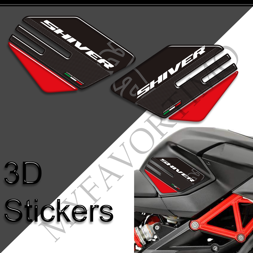 For Aprilia SL 750 900 Shiver Motorcycle Tank Pad TankPad Grips Gas Fuel Oil Kit Knee Stickers Decals Protector da030