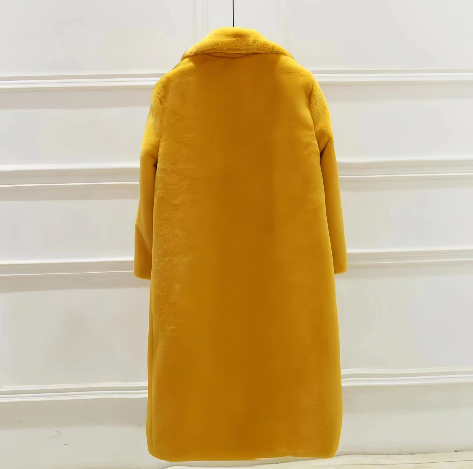 Winter Fashion High Quality Artificial Mink Coat Womens Long Coat Loose Thick Warm Teddy Jacket Top 241112