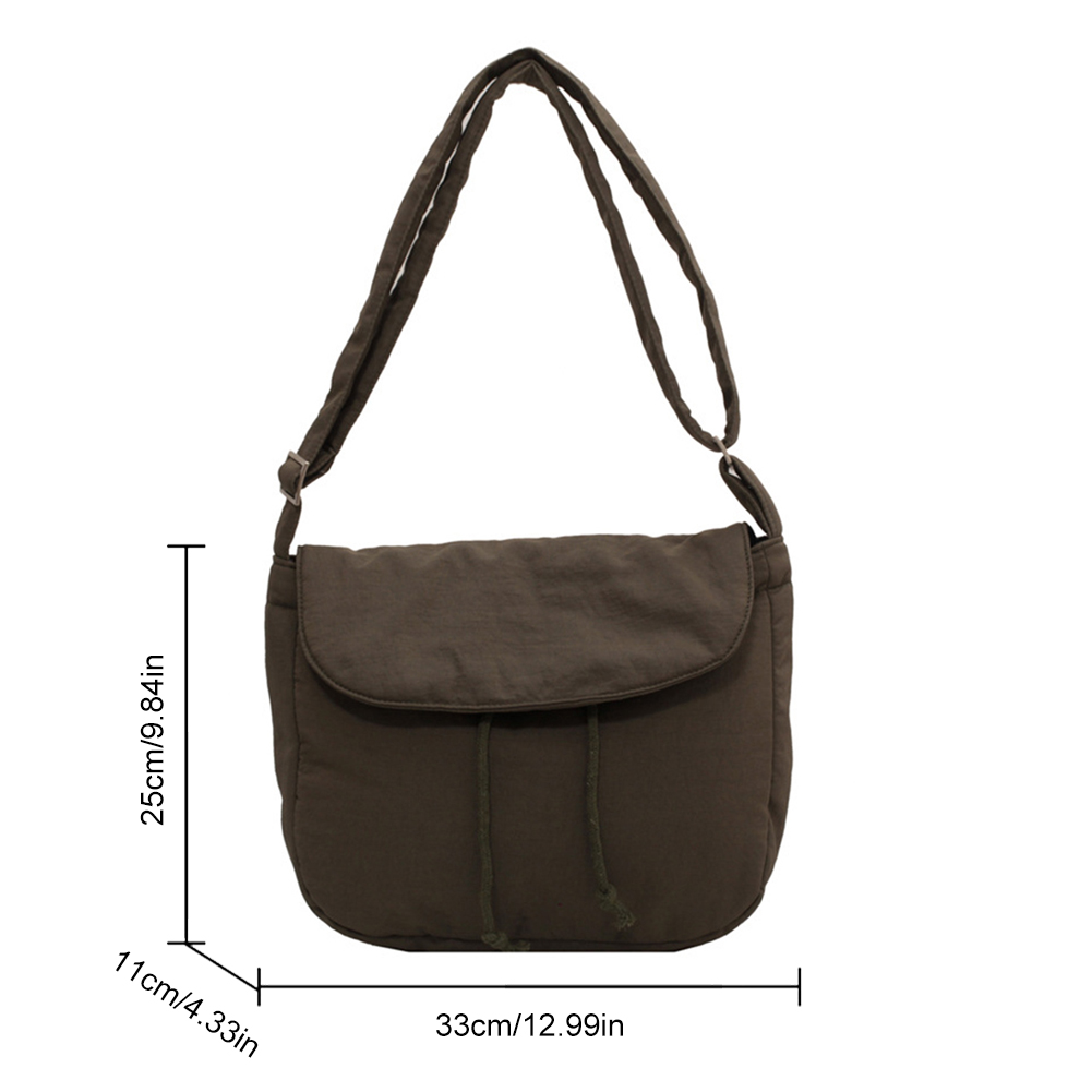 Vintage Women Canvas Messenger Bag Large Capacity Tote Bag Lightweight Women Shoulder Handbag New Trendy Student Bookbag