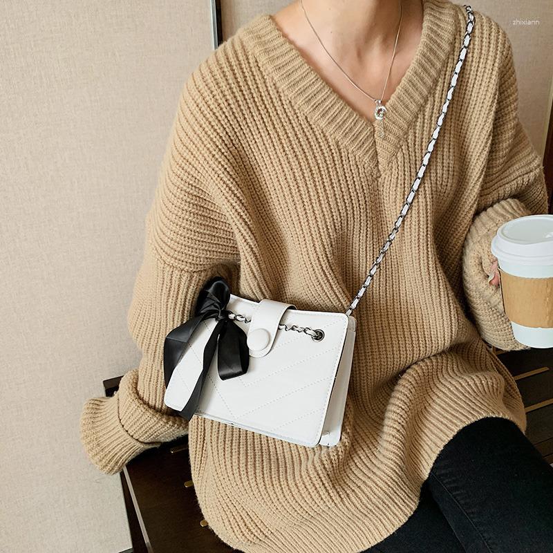 Bag Women's Trendy Autumn And Winter Large Capacity Textured Rhombus Chain Messenger All-match Shoulder Small Square zhanyishengli