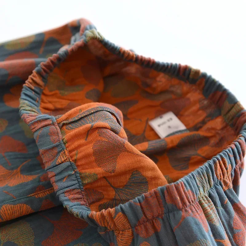 Womens Spring and Autumn Colorful Cotton Long Sleeve Set Jacquard Cotton Womens Pajamas Large Open Skirt Dress 241112