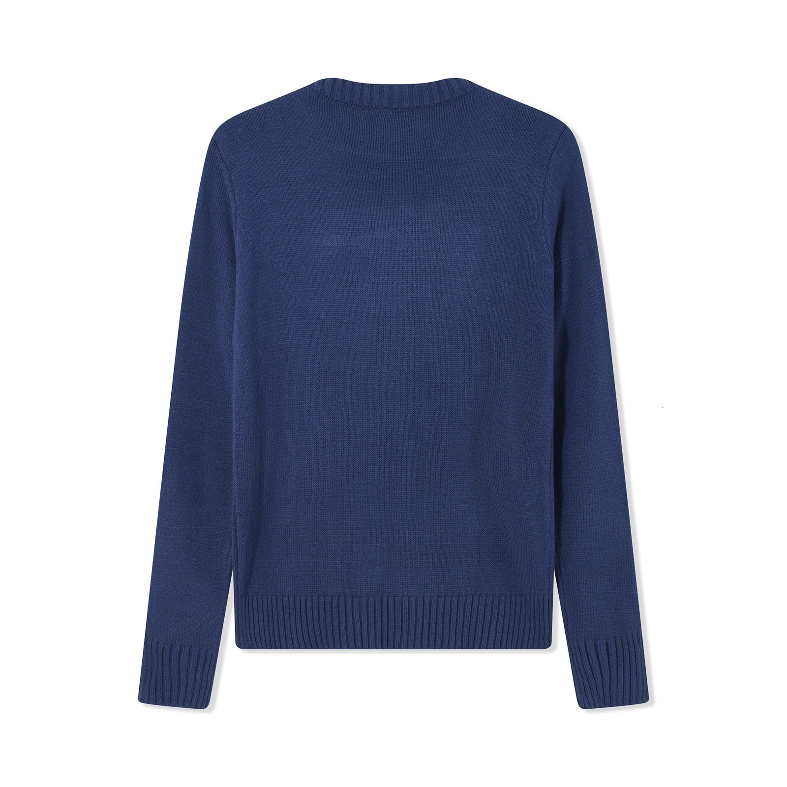 Y2K Long Sleeve Vintage Loose American Flag Sweaters Casual Round Neck Loose Fit Knit Harajuku Pullover Top Knitwear Streetwear 241111