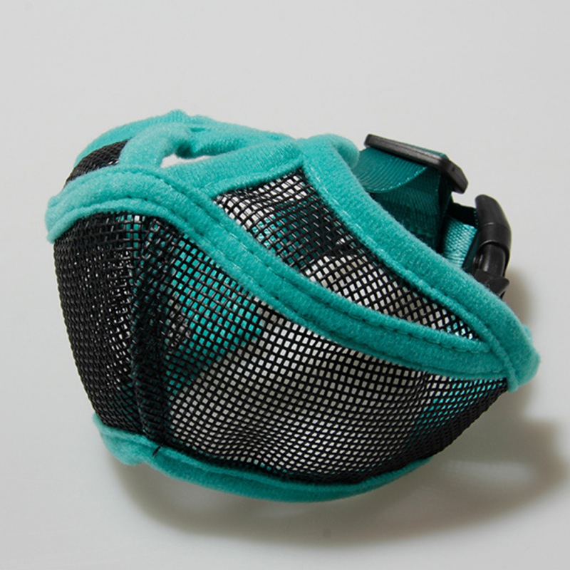 Short Snout Pet Dog Muzzles Adjustable Breathable Mesh French Bulldog Pug Mouth Muzzle Mask Anti Stop Barking Supplies