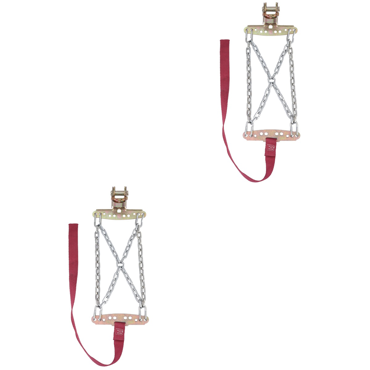 2 pcs Truck Car Tire Snow Ice Belt Anti-Skid Vehicle SUV Wheel Chain