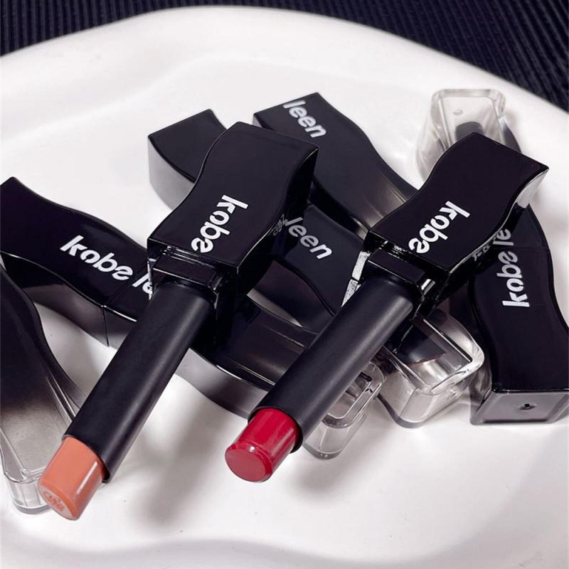 1/2/3PCS Solid Lip Honey Lipstick Moisturizing Lips Makeup Cosmetics Red Lip Tint Black Feather Lipstick Lightweight Texture