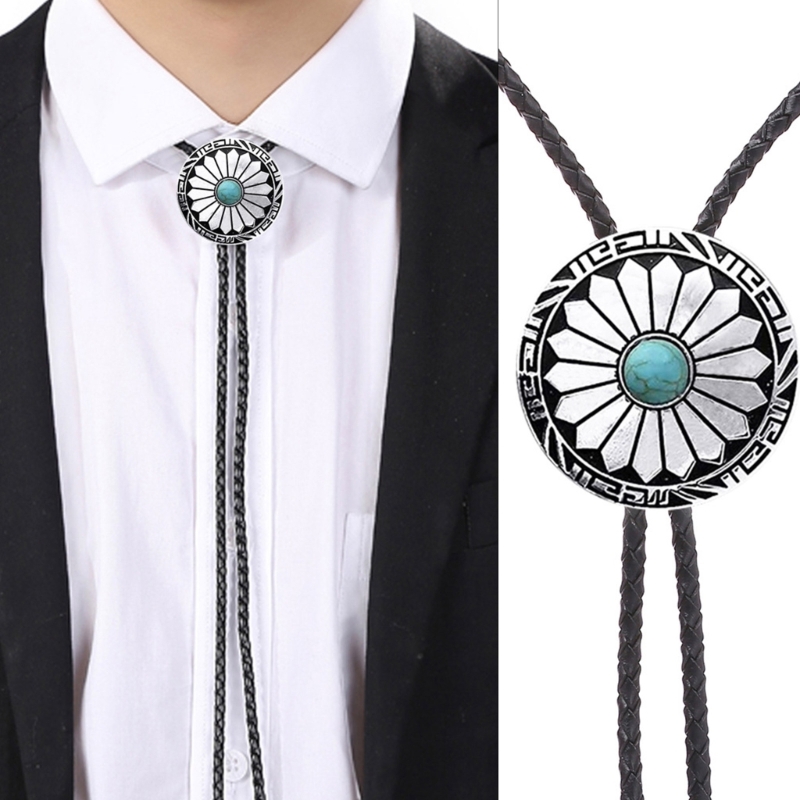 Adjustable Bolo Tie Popular Western Cowboy Teens Men Necklaces Dance Necktie Drop Shipping 5b2d0 5 96832