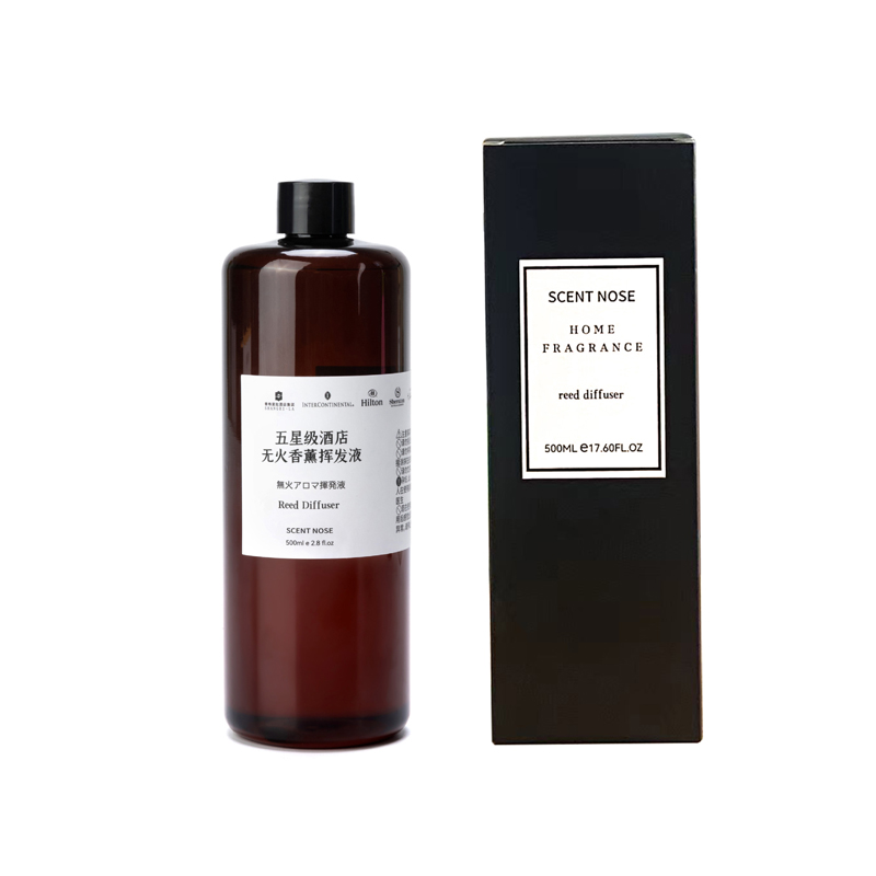 500ml Aromatic Essential Oil Fire-Free Aromatherapy Multi-Functional Liquid Five-Star Hotel Home Air Freshener Lavender Jasmine