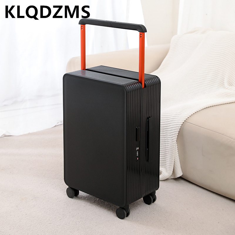 KLQDZMS High Quality Lage 24 Sturdy Trolley Case 20 Inch Unisex Boarding Box PC Travel Bag with Wheels Rolg Suitc 6399 4