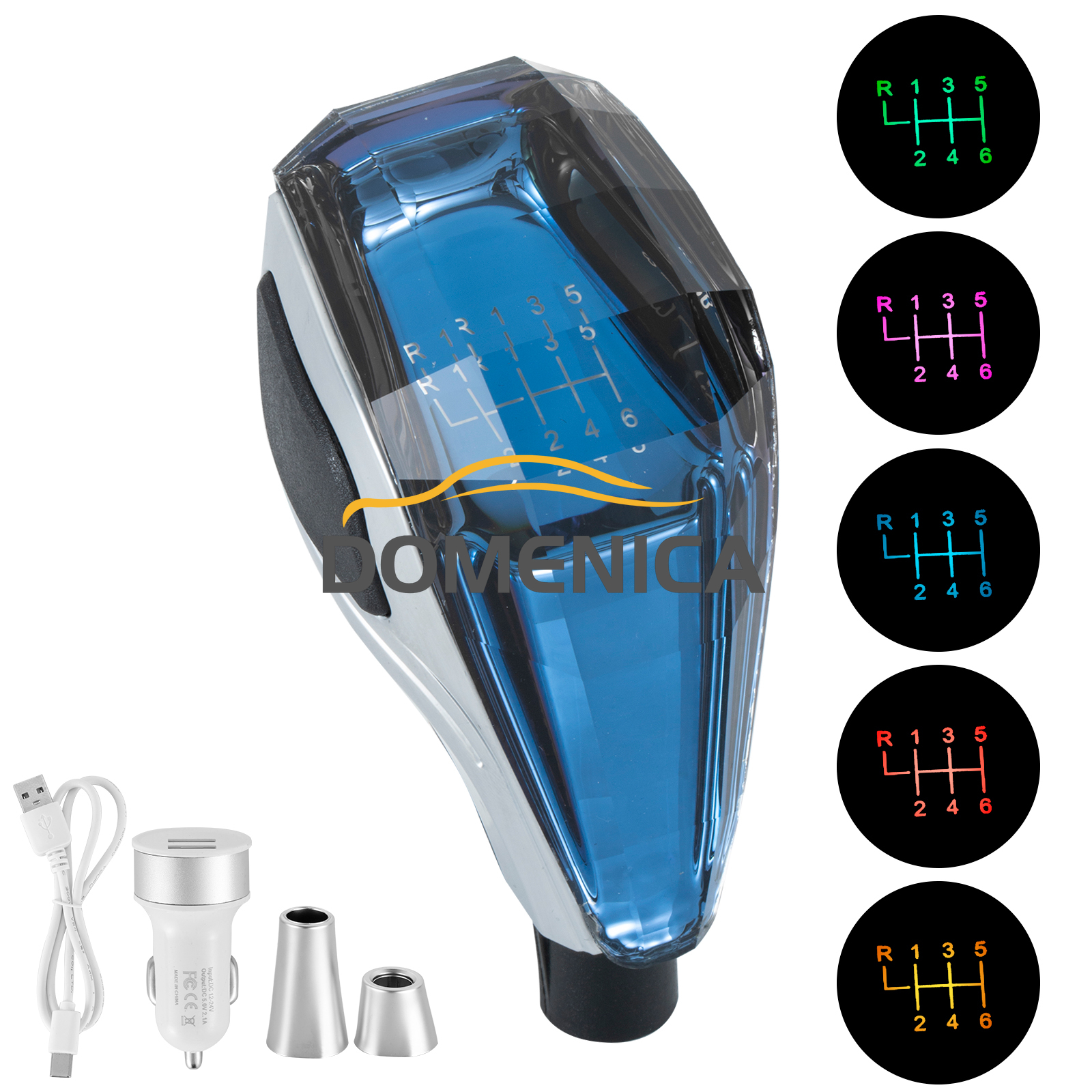 Crystal Gear Shift Knob For VW Audi Toyota 5/6 Speed Lever MT AT Car Universal Accsesories Interior Replacement Parts 53b86