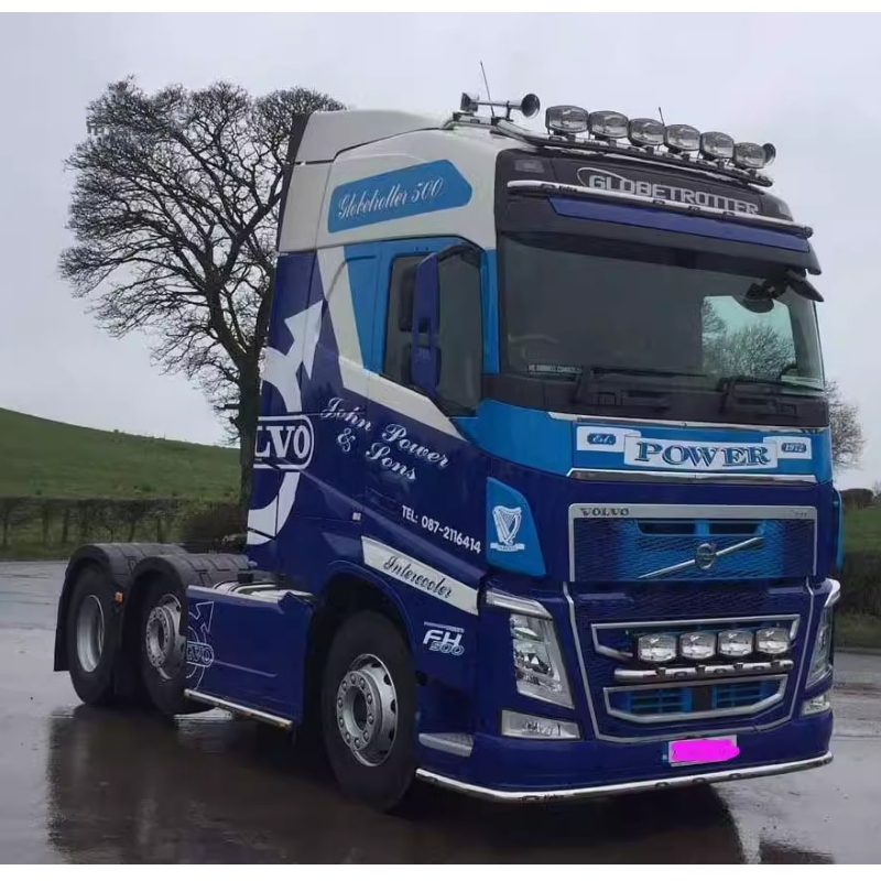 Front Bottom LED Light Aluminum Alloy Lamp for 1/14 Truck Tractor Voo 56360 56362 RC Trailer LESU Tamiya Parts