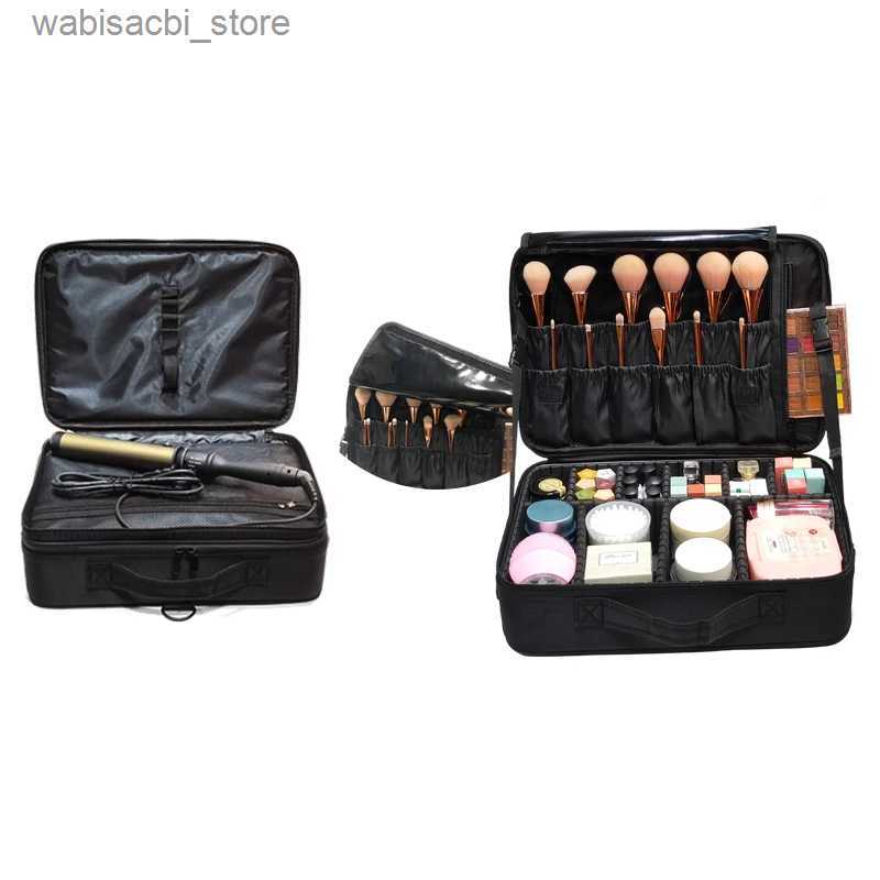 Cosmetic Bags 2023 New Professional Cosmetic Bag For Women High Quality Waterproof Oxford Large Capacity Travel Makeup Case For Makeup Artist L49