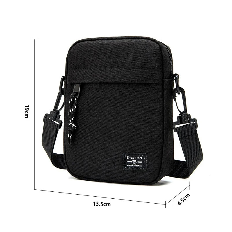 Casual Mini Crossbody Bag Small Mens Shoulder Men Diagonal Backpack Light Messenger Phone Boy Fanny Chest Pack 241111