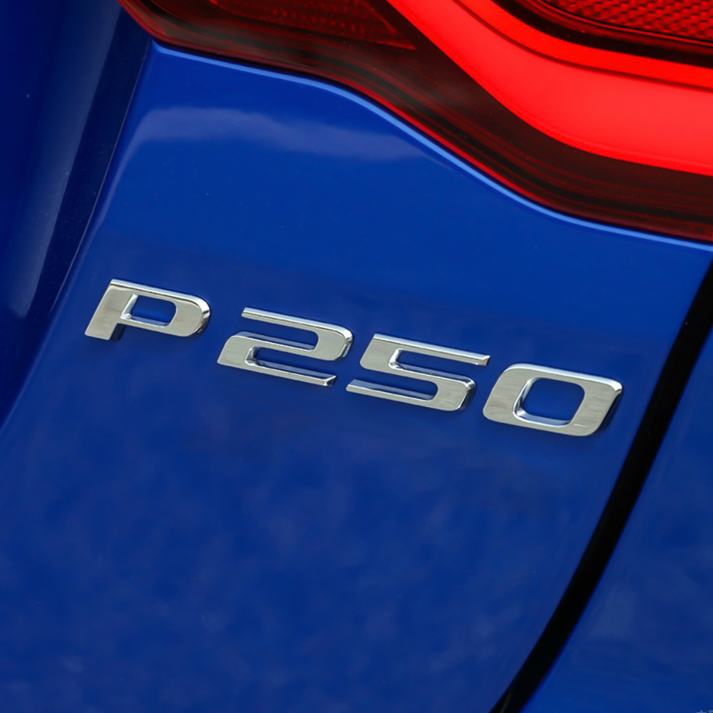 14.7x1.7cm ABS Car Trunk Emblem Sticker for Jaguar P200 P250 P300 P350 XE SType FPACE FType Letter Badge Decals Decoration