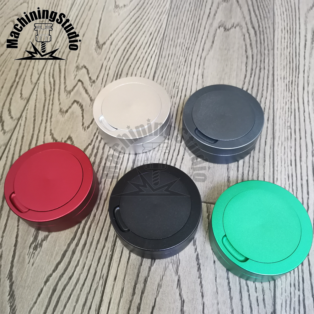 Aluminum Snus Cans Snuffbox with Lid Customized Logo 3 Layers zyn metal can