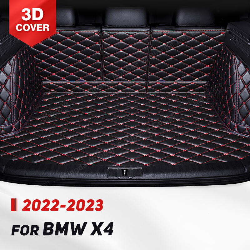 Auto Full Coverage Trunk Mat For X4 2022 2023 Leather Car Boot Cover Pad Cargo Liner Interior Protector Accessories 46bc8