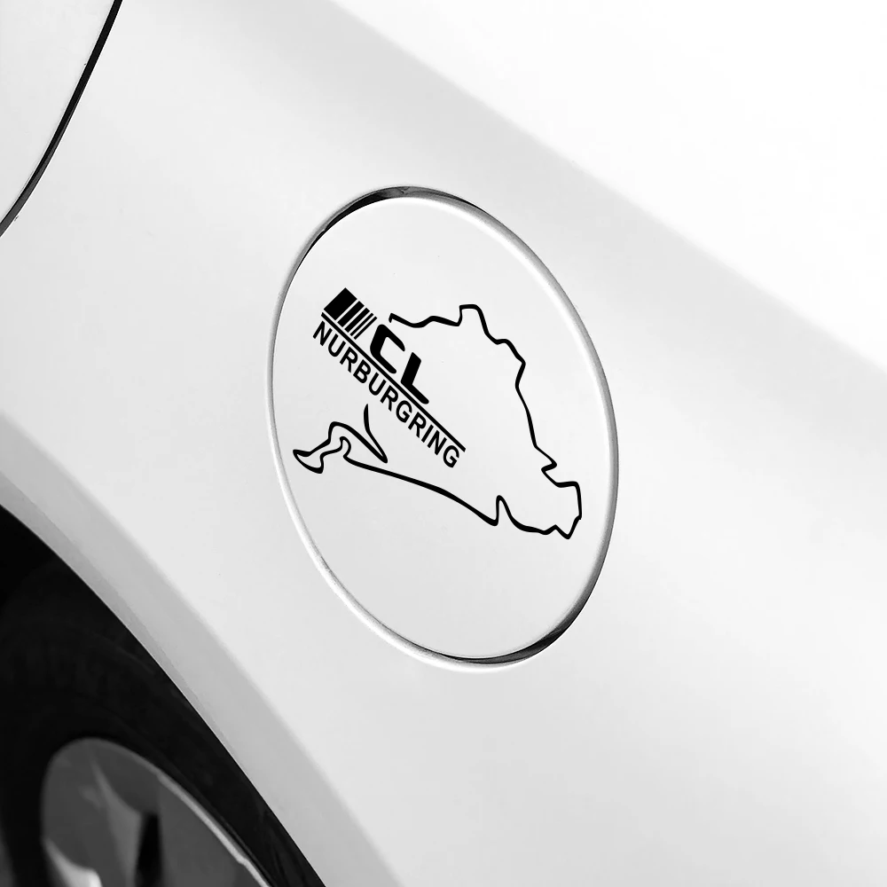 Car Fuel Tank Cap Sticker Vinyl PVC Decal Auto Accessories For Mercedes Benz W124 W203 W204 A35 A45 C43 C63 CL CLA35 E63 S63 SLS