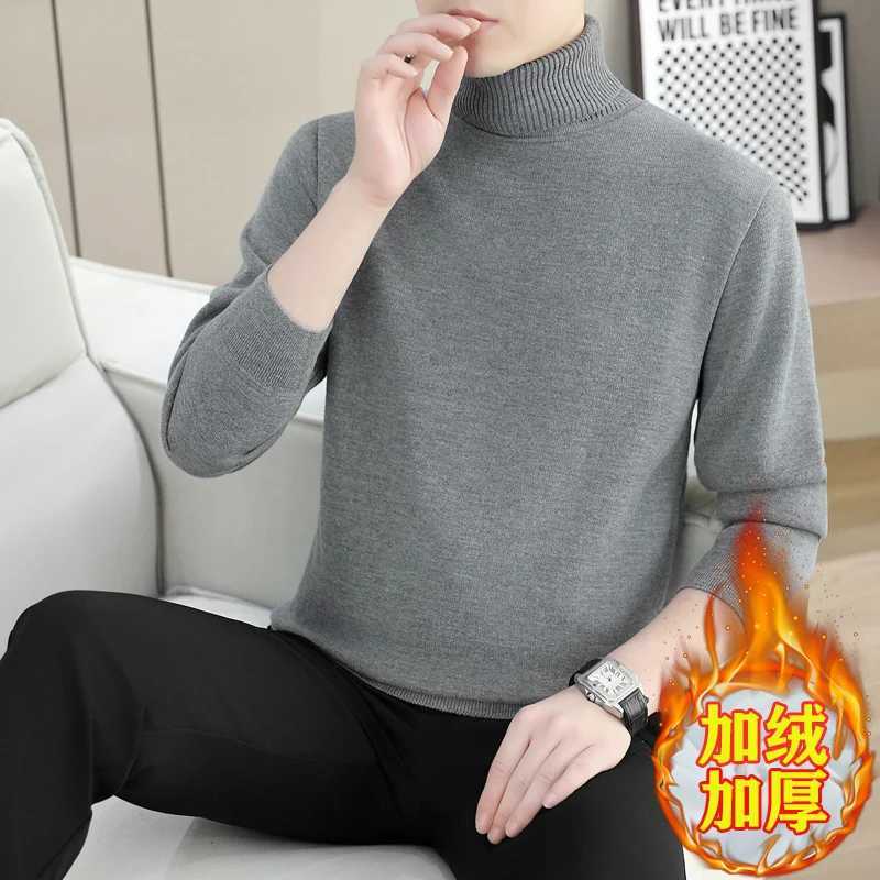 2024 Autumn/Winter New Solid Color Turtle Neck and Wool Thick Warm Knitted Fabric W2411111