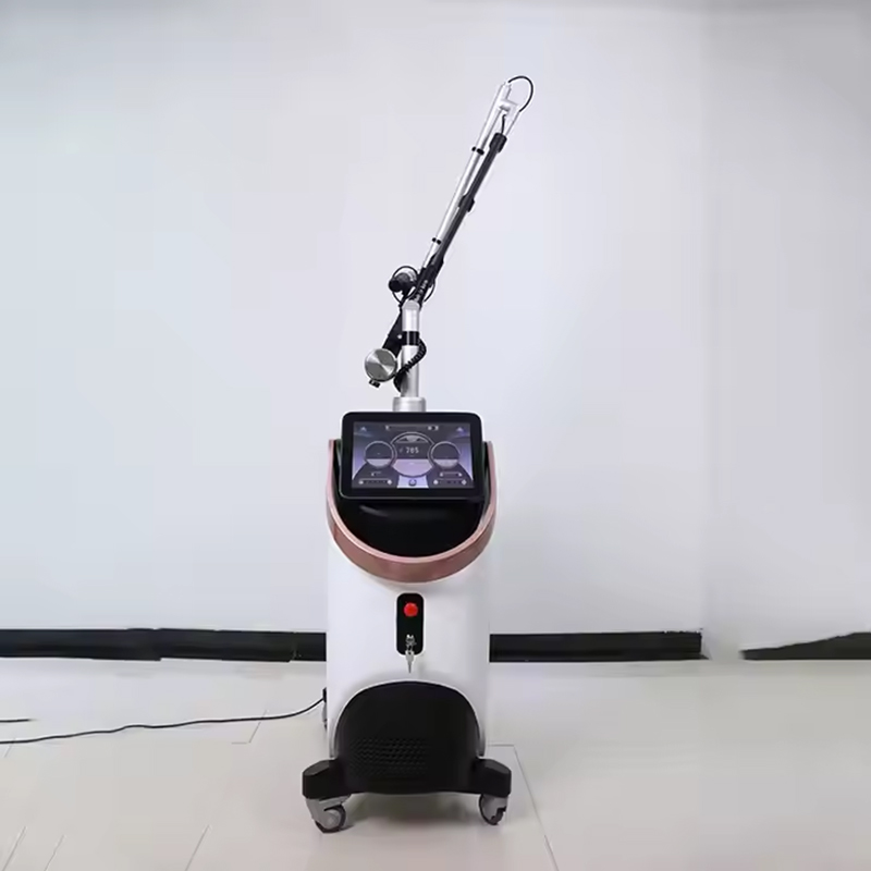 Vertical pico laser q switched 532nm 1064nm all color pigment removal nd yag picosecond tattoo remove device