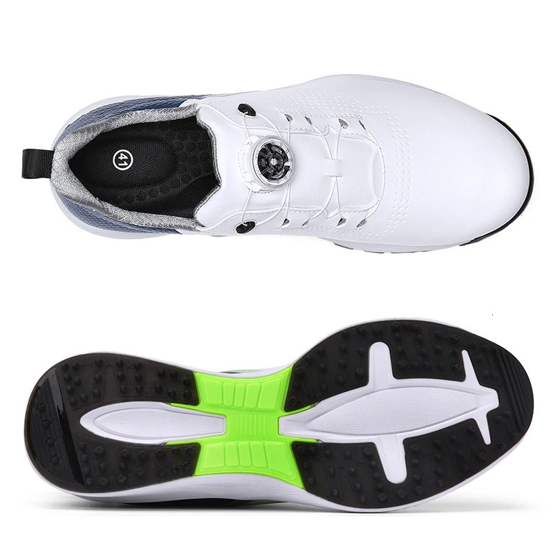 Men Professional Golf Shoes Spikes Sneakers Black White Mens Trainers Big Size for 241112