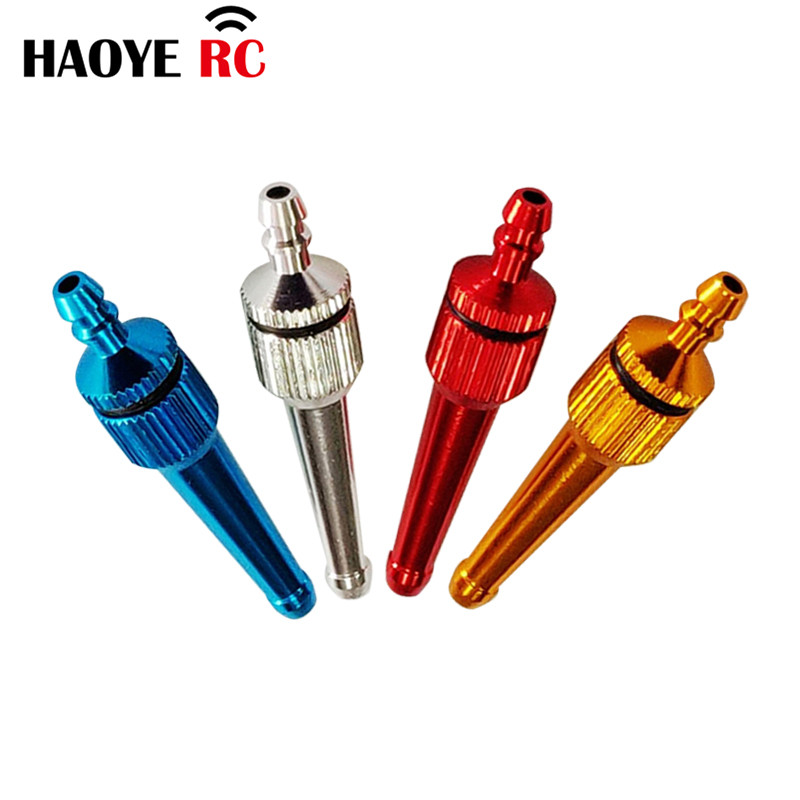 HY 1 Pc Alu Straight Plug Gas Glow Dot Alloy Oil Nozzle With Filter Screen For Fuel Tank Accessorie