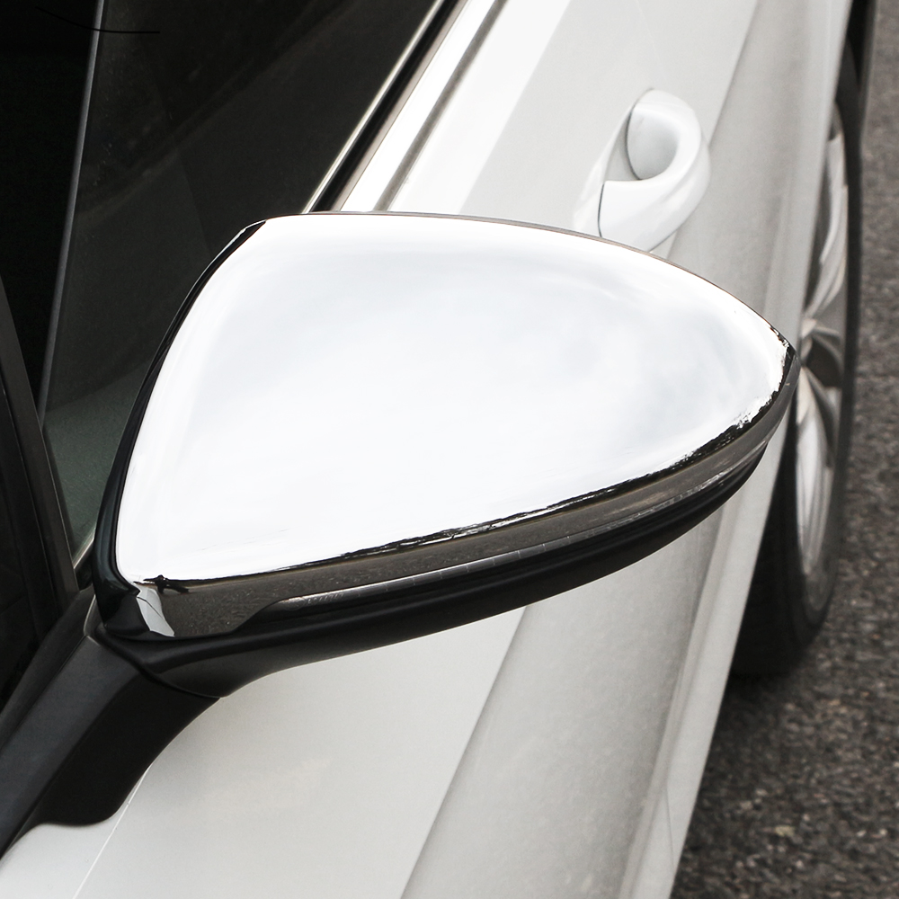 2Pcs Car Side Rearview Mirror Cover Protector Sticker Trim for VW Golf 7.5 GTI 7 7R Accessories