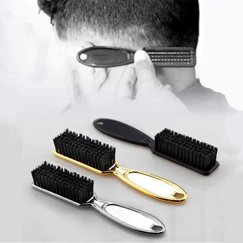 Plastic handle for hair removal soft hair cleaning hair clipper neck dust collector hair removal comb hair styling tool golden comb W241112