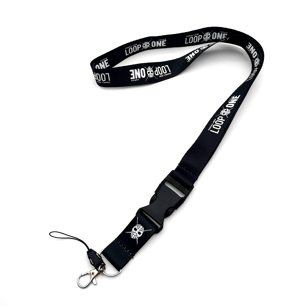 Newest JDM Lanyard Keychain Neck Strap Quick Release Key Chian 2 Sided Print for HKS Racing Style DriftKing Mugen Bride Spoon 6e3d1