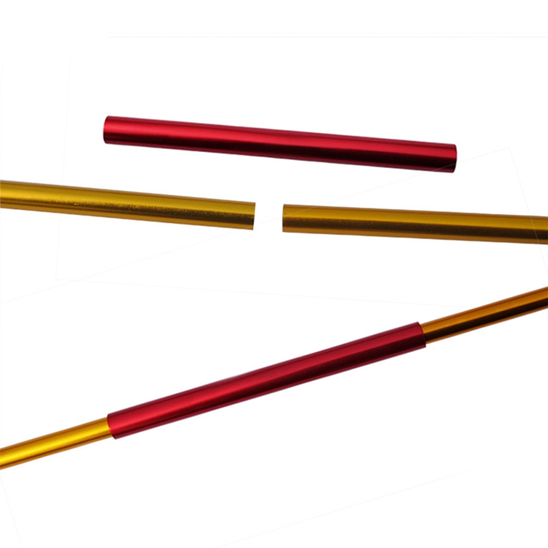 4 Pcs Aluminium Alloy Tent Pole Repair Tube Single Rod Mending Pipe for Camping