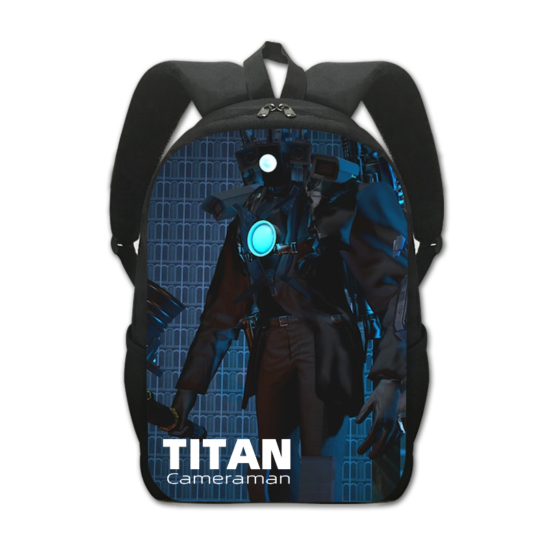 skibidi toilet Mochila Titan Cameraman Backpacks Bookbag Students School Bags Anime kid Rucksack Laptop Rucksack Shoulder Bag 2ff25