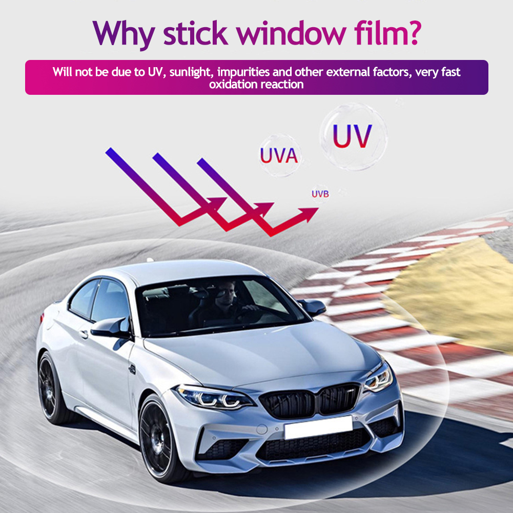 6M x50CM VLT Black Car Window Foils Tinting Film Roll with Tube Package Auto Home Window Glass Solar UV Protector Sticker Films 1288a
