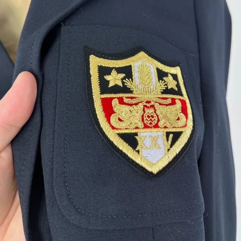 Night Show mens Korean fashion er sports jacket slim fit badge embroidered fashion jacket set collar high-quality sports jacket 241112