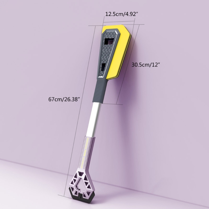 Scraper Snow Shovel Ice Detachable Long Rod Deicing Tool for Car Truck SUV smile