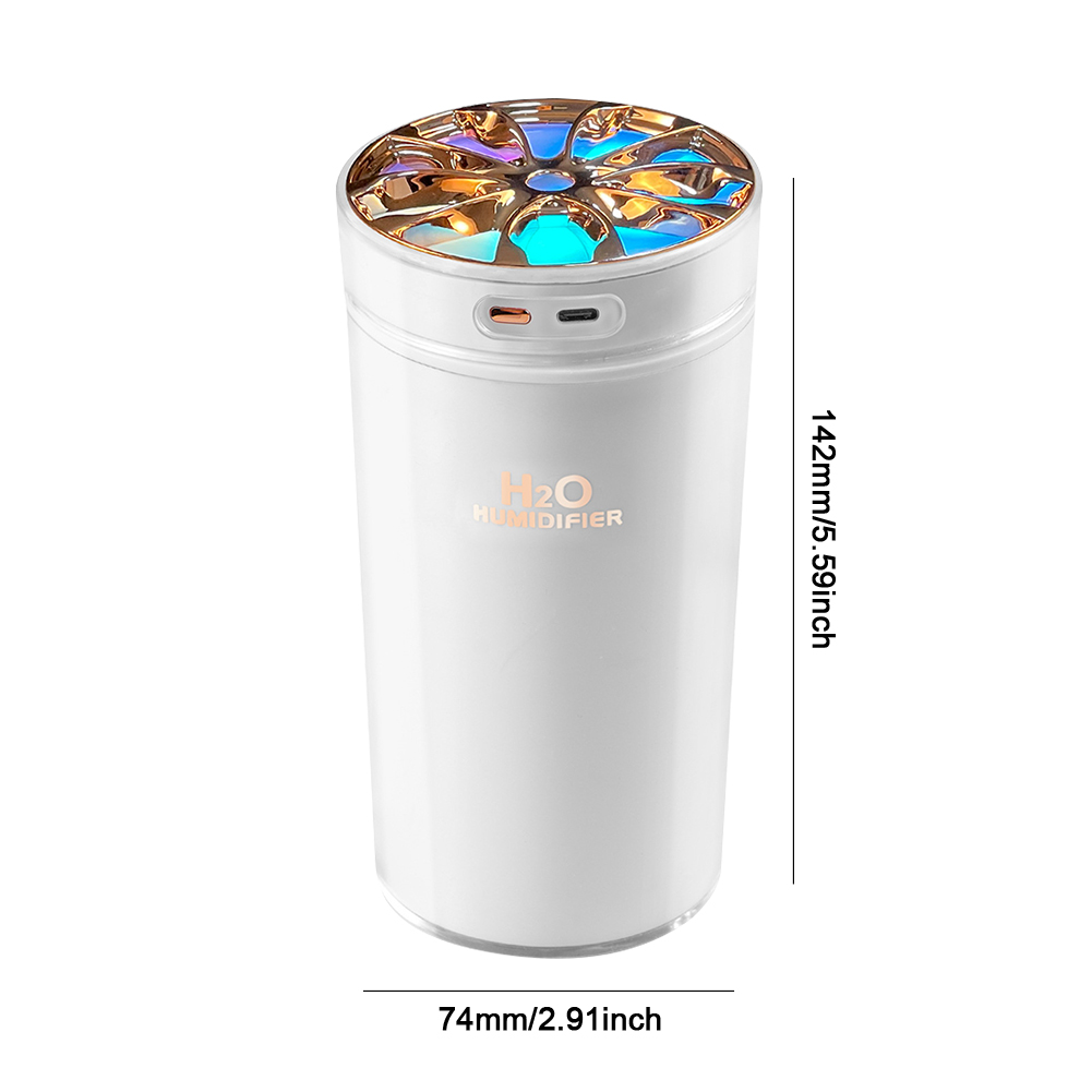 Air Freshener Colorful Night Light USB Powered Aroma Dual Mode Essential Oil Diffuser for Car Room Home Office