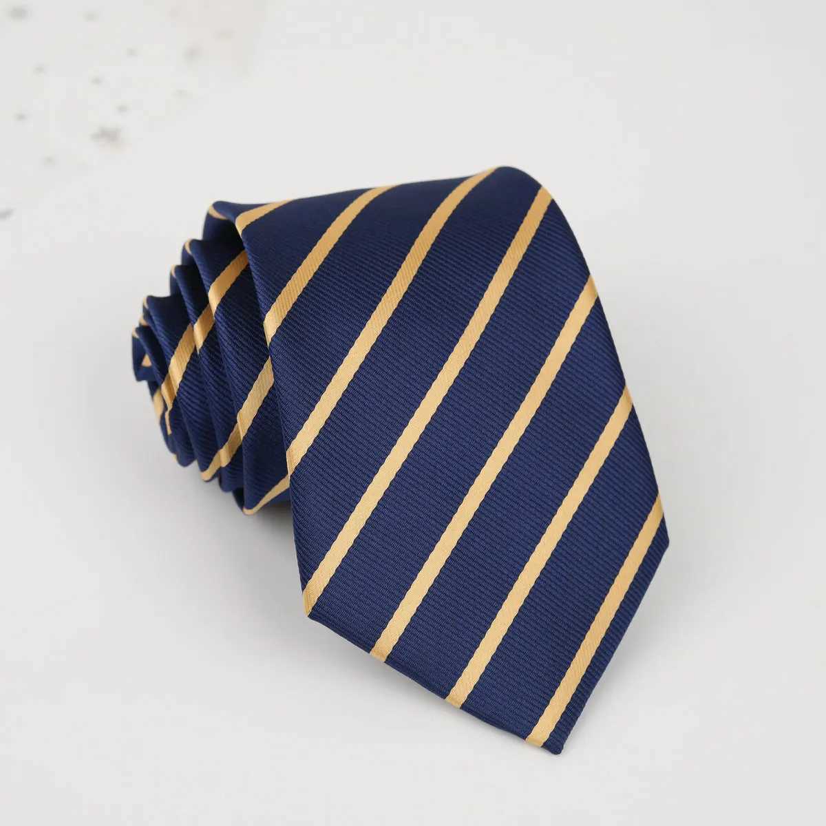 8cm Classic Mens Tie Blue Plaid Striped Neck Tie Paisley Floral Neckties Daily Wear Cravat Wedding Party GiftX241111