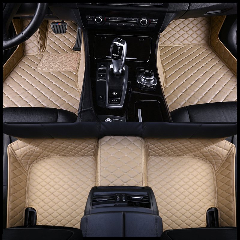 Custom Fit Car Floor Mats For Over 98% Cars Interior Accessories ECO Material Full Set 6-8 Seats (only 3 rows car)