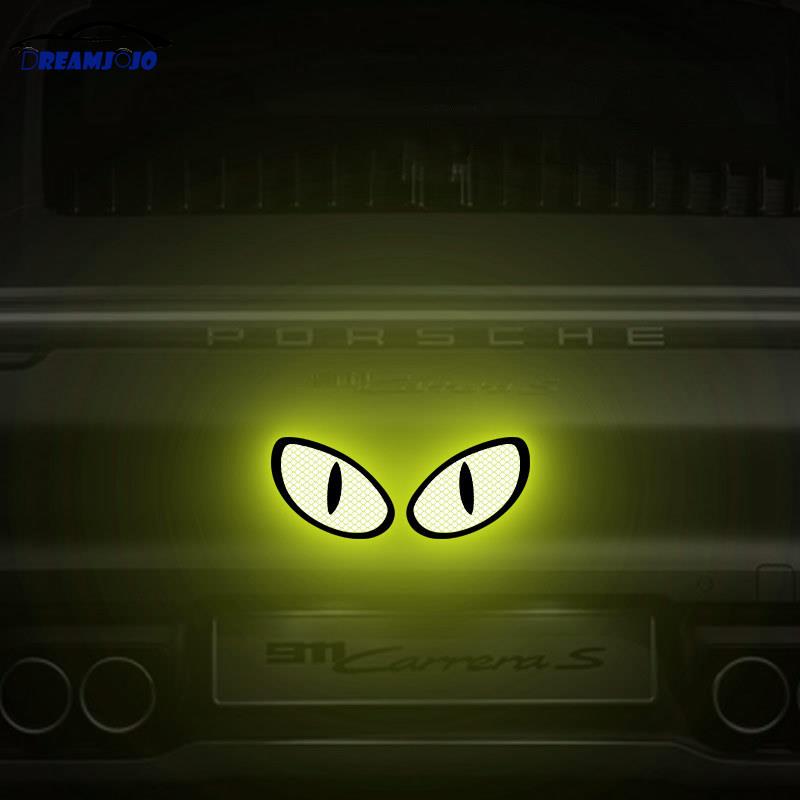 Eye Car Styling And Decal Auto Scratches Cover For Automobile Body Fuel Tank Bumper Monster Reflective Sticker Cool Trim