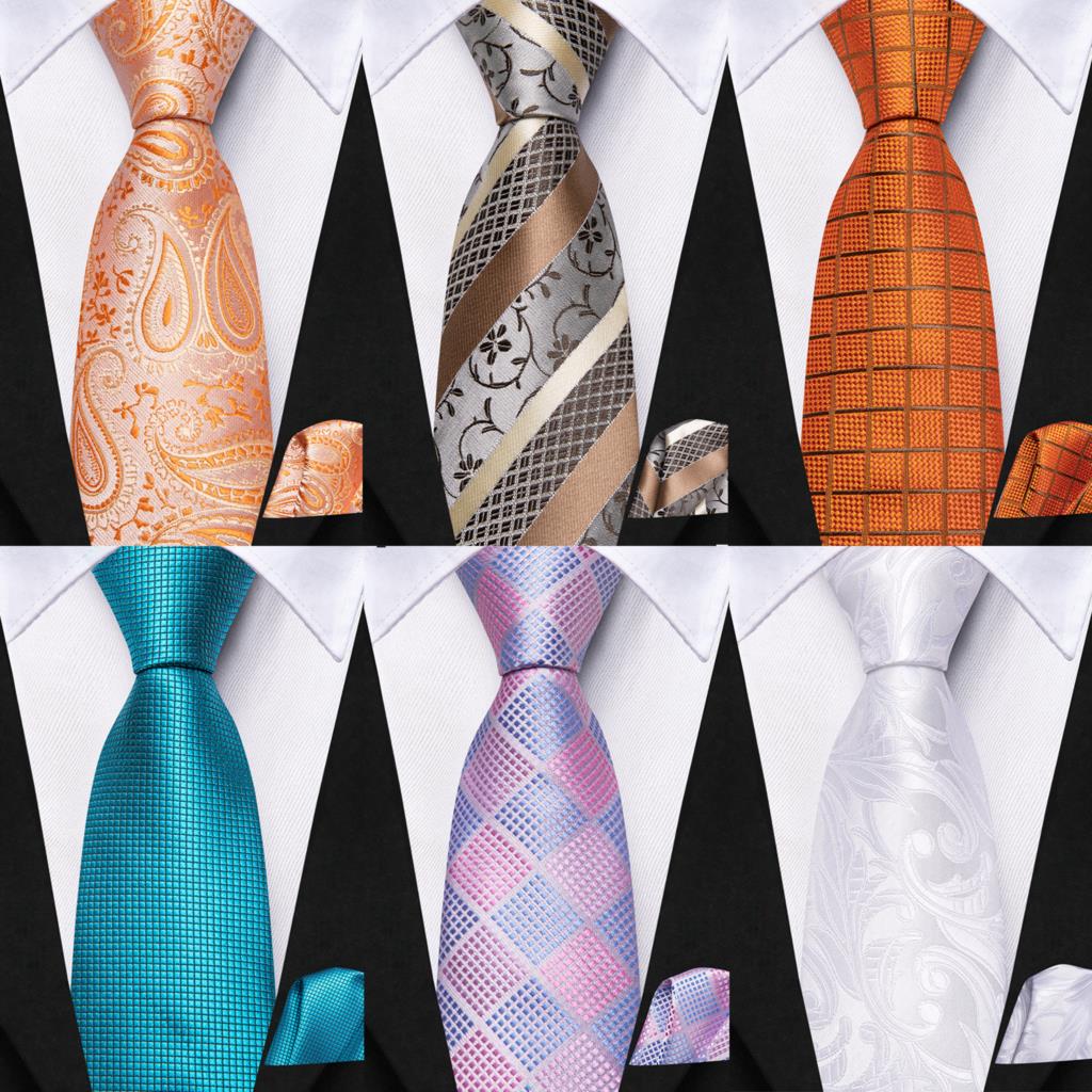 Hi-Tie Striped Solid Boys Girls Tie For Children Handky Child Silk Necktie 120CM Long 6CM Wide Student Kids Uniform Accessories 3a5d7