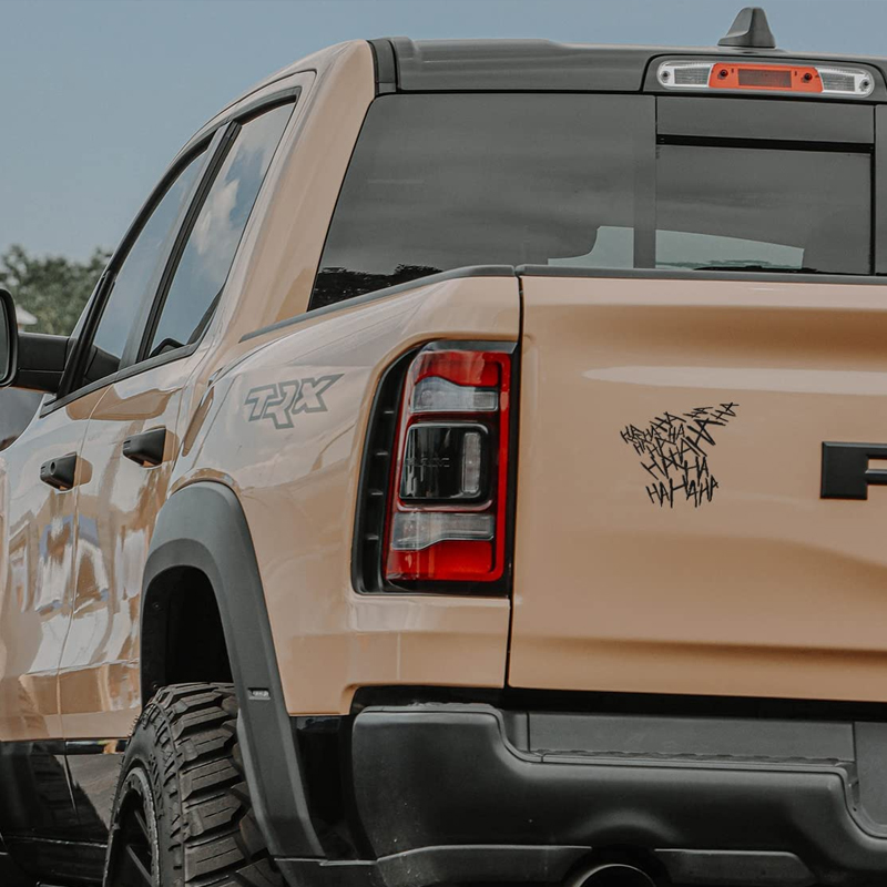 HAHAHA Motorcycle Sticker Funny Motorcycle Helmet Car Stickers Moto Auto Decal JDM Vinyl Automobile Styling Exterior Accessories a64f7 5 e937e