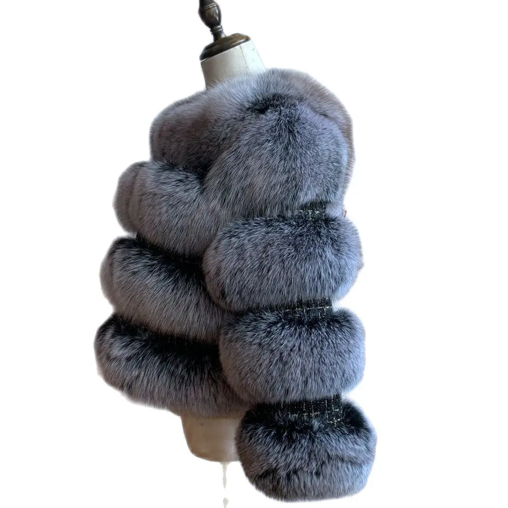 2023 Arrival Fur Coat Real Winter Female Natural Jackets Ladies Genuine Oversize Fashion 241112