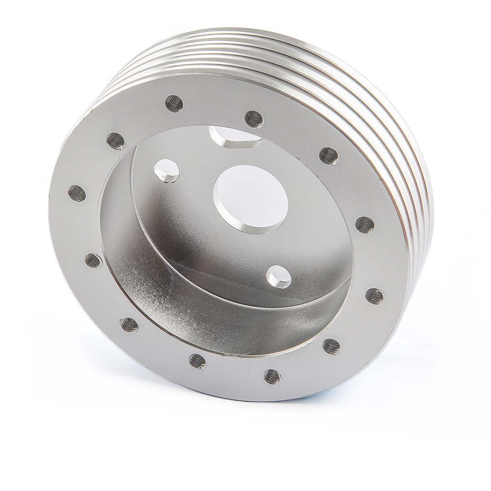 Universal Auto High-quality Aluminium Alloy Steering Wheel Kit Pad 6 To fit 3 Hole Fixed Type Heightening