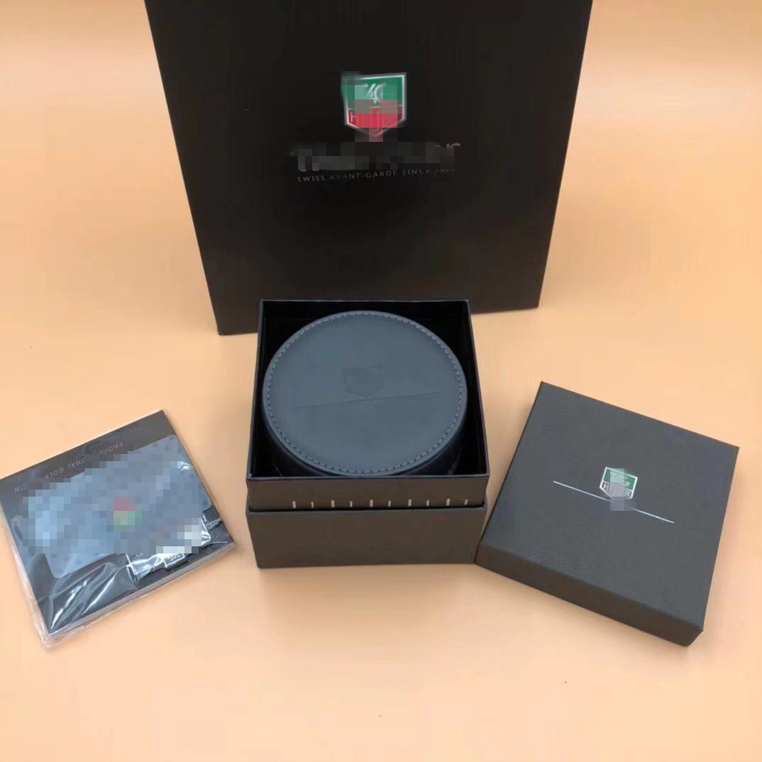 Designer Watch Boxes PU Leather Zip Round Portable Watch Box High Quality Packaging Display Cases With Original Logo Certificate Handbag