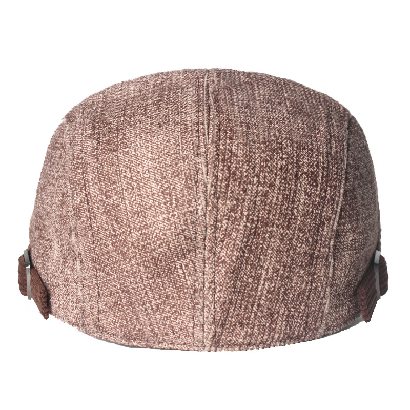 Winter Peaked Cap Unisex Thickened Berets Autumn British Style Newsboy Cap Retro England Hat Artistic Painter Caps for Women Men de491