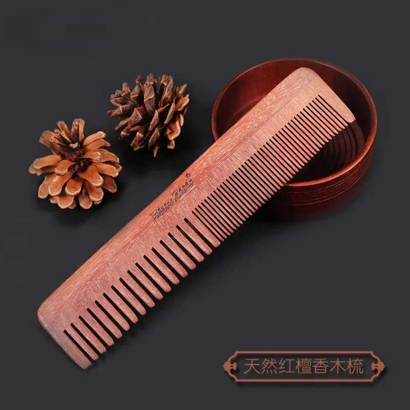 Hair care hair care fine tooth grip long comb red sandalwood comb home 4 W241112