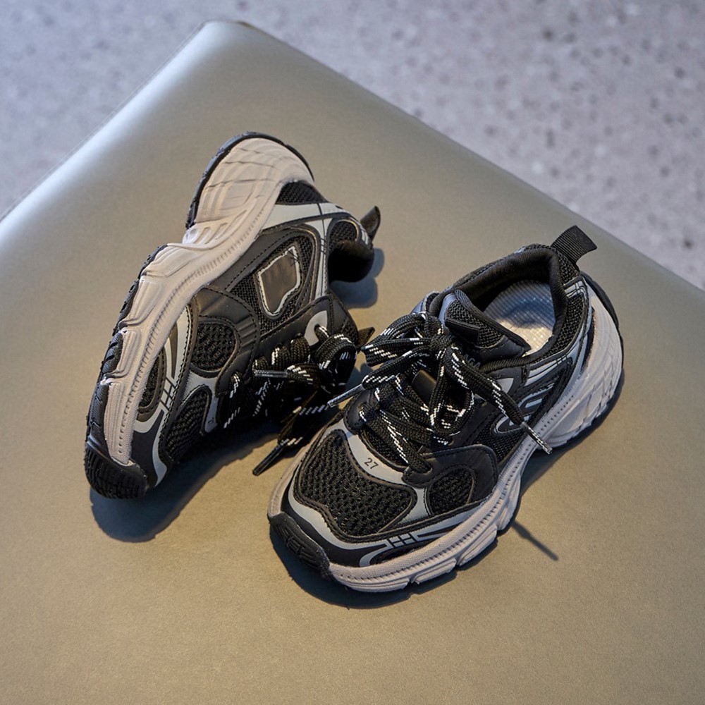 kids running shoes toddler sneakers designer brand children black siery Pink trainer street outdoor Youth baby shoe size 26-37