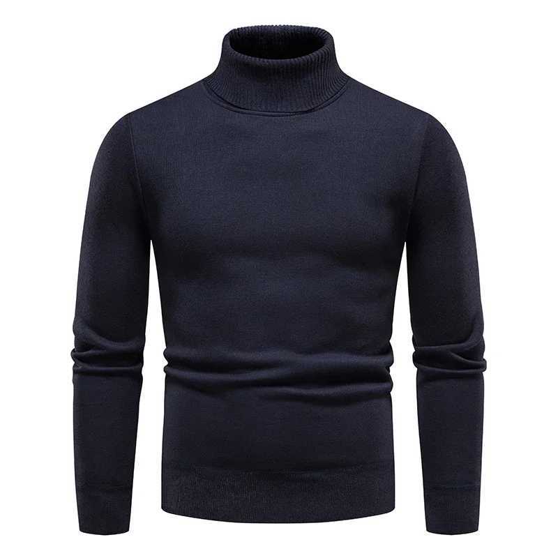 Turtleneck suede retro mens sweater streetwear solid color floral jersey Hombre Korean unisex sweater jumper knit top W2411111