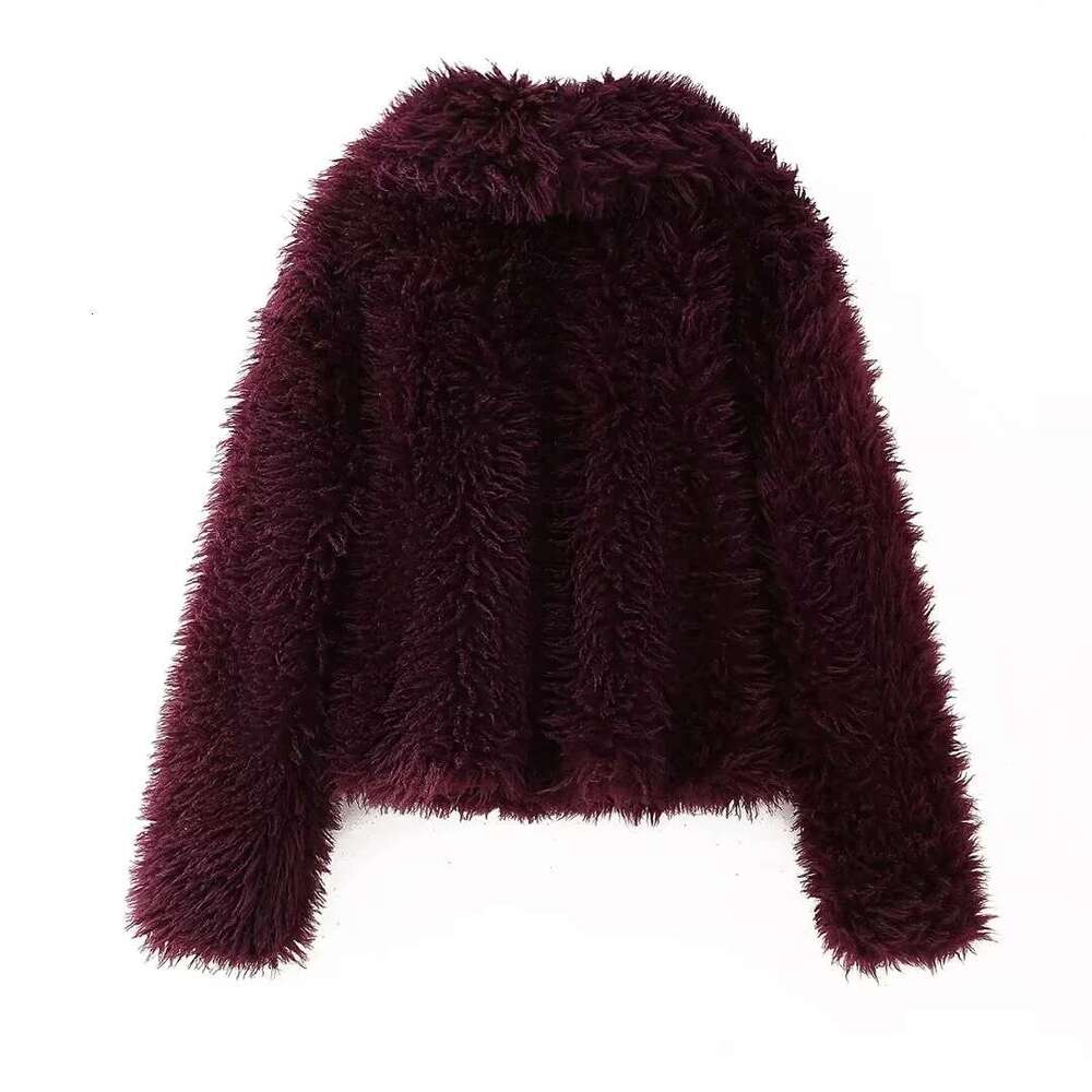shanshi fur coat women Wind Winter Season New Personalized Collar Imitation Fur Coat