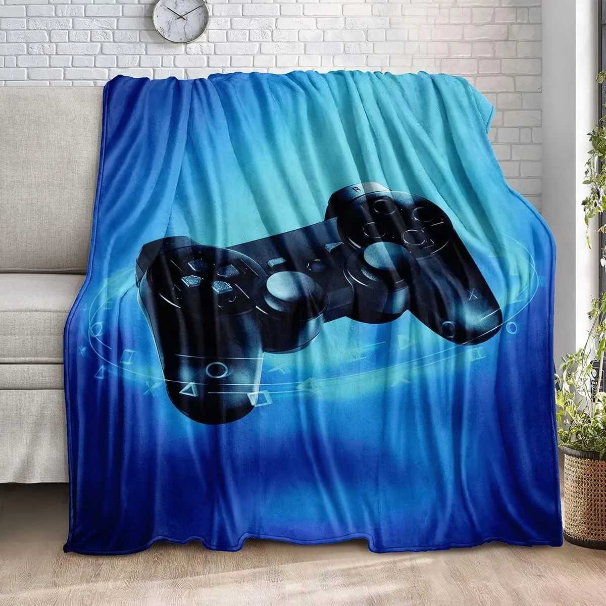 Bedding Gaming Throw Blanket Super Soft Gamer Gift for Couch Sofa for For Kids Boys Teens Video GameXJ241111